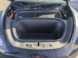 2023 Tesla Model Y Long Range with VIN 7SAYGDEE5PF850358, listed as a Copart auction lot 52581615 with 19,376 mi miles and Salvage Title. Bid and sale history available at DreamBid. Image 12.