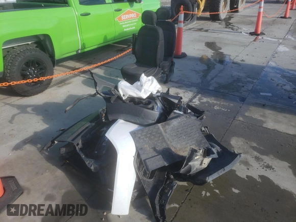 2023 Ram ProMaster Cargo with VIN 3C6MRVJGXPE501020, listed as a Copart auction lot 82050114 with 22,623 mi miles and Salvage Title. Bid and sale history available at DreamBid. Image 13.
