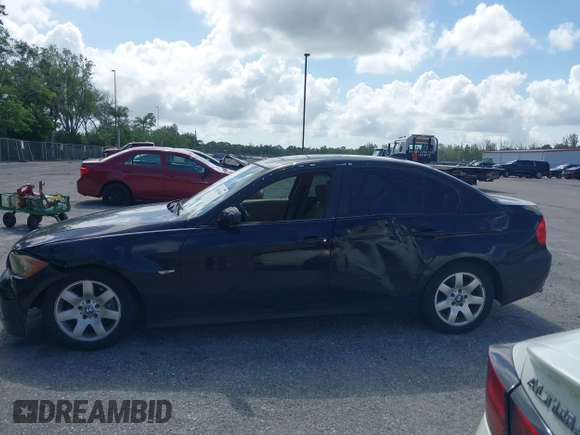 2007 BMW 3 Series 328i with VIN WBAVA37577NL17404, listed as a IAAI auction lot 42481460 with Not provided miles and . Bid and sale history available at DreamBid. Image 14.