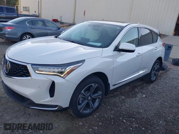 2023 Acura RDX w/Advance Package with VIN 5J8TC2H73PL004653, listed as a IAAI auction lot 41158320 with 4,692 mi miles. Bid and sale history available at carsss.com. Image 17.