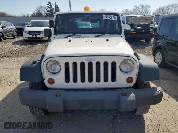 2008 Jeep Wrangler X with VIN 1J4FZ24128L612526, listed as a Copart auction lot 49152275 with 128,584 mi miles and Clean title. Bid and sale history available at DreamBid. Image 5.