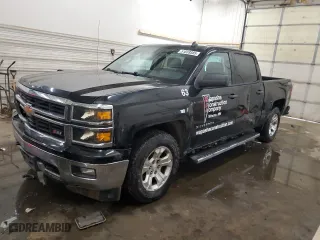 2014 Chevrolet Silverado 1500 LT with VIN 3GCUKREC6EG454419, listed as a Copart auction lot 51659385 with 252,529 mi miles and Clean Title. Bid and sale history available at carsss.com. Image 1.