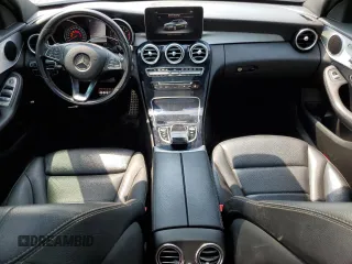 2017 Mercedes-Benz C 43 AMG with VIN 55SWF6EB4HU181167, listed as a Copart auction lot 59149685 with 107,499 mi miles and Salvage title. Bid and sale history available at DreamBid. Image 8.