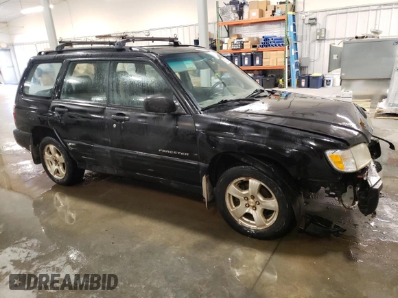 2002 Subaru Forester S w/Premium Pkg with VIN JF1SF65602H734090, listed as a Copart auction lot 45005345 with 259,943 mi miles and Non Repairable. Bid and sale history available at carsss.com. Image 4.