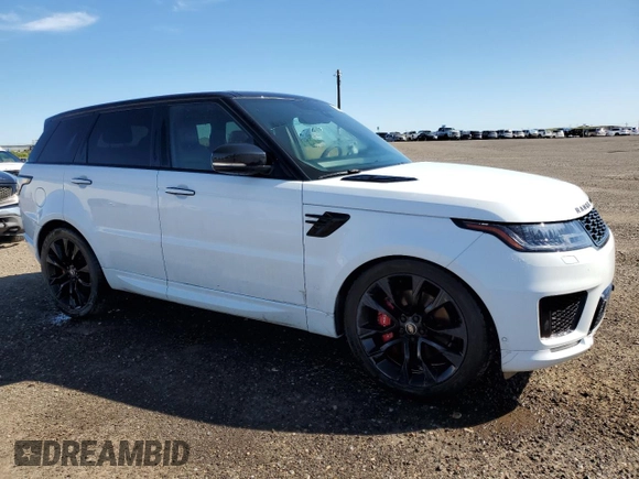 2022 Land Rover Range Rover Sport HST with VIN SALWS2RU8NA209423, listed as a Copart auction lot 63088975 with 76,703 mi miles and Clean title. Bid and sale history available at DreamBid. Image 4.