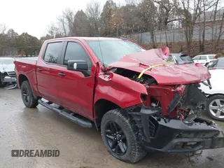 2021 Chevrolet Silverado 1500 LT Trail Boss with VIN 3GCPYFEL0MG161771, listed as a IAAI auction lot 41671905 with 44,047 mi miles. Bid and sale history available at carsss.com. Image 1.