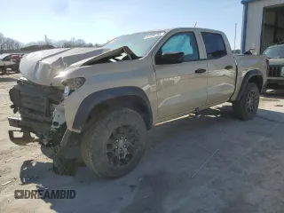 2023 Chevrolet Colorado 4WD Trail Boss with VIN 1GCPTEEK7P1256055, listed as a Copart auction lot 47599195 with Not Provided miles and Salvage Title. Bid and sale history available at carsss.com. Image 1.