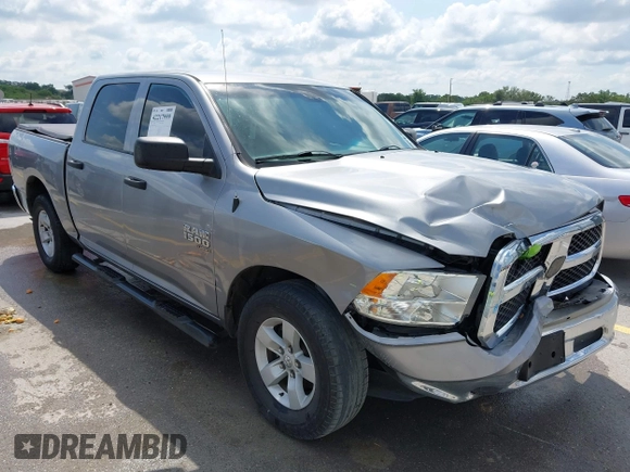 2019 Ram 1500 Tradesman z VIN 3C6RR6KG0KG705946, wystawiony jako IAAI lot #42217999 z przebiegiem 99 460 mil mil oraz . Historia ofert i sprzedaży dostępna na DreamBid. Obrazek 1.