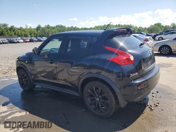 2014 Nissan Juke SL with VIN JN8AF5MV5ET481234, listed as a Copart auction lot 63012025 with 188,729 mi miles and Salvage title. Bid and sale history available at DreamBid. Image 2.