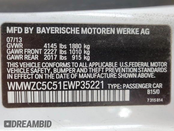 2014 MINI Countryman S z VIN WMWZC5C51EWP35221, wystawiony jako Copart lot #58718545 z przebiegiem 152 809 mil mil oraz Tytuł czysty. Historia ofert i sprzedaży dostępna na DreamBid. Obrazek 12.