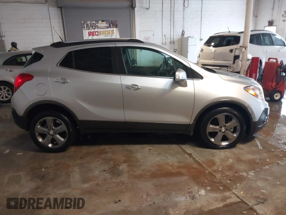 2014 Buick Encore Convenience with VIN KL4CJBSB8EB743421, listed as a IAAI auction lot 41216018 with 18,314 mi miles. Bid and sale history available at carsss.com. Image 14.