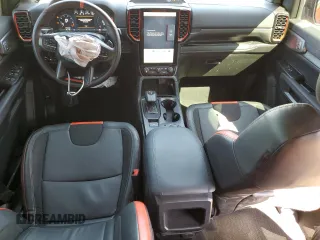 2024 Ford Ranger Raptor with VIN 1FTER4LR8RLE04575, listed as a Copart auction lot 75725034 with 5,742 mi miles and Salvage Title. Bid and sale history available at carsss.com. Image 8.