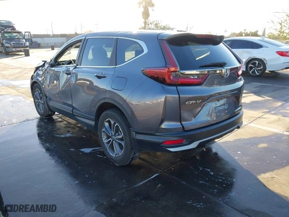 2022 Honda CR-V EX-L with VIN 5J6RW1H87NA013149, listed as a IAAI auction lot 41344793 with 24,168 mi miles. Bid and sale history available at carsss.com. Image 3.