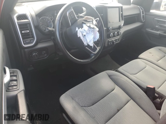 2023 Ram 1500 Big Horn with VIN 1C6SRFBTXPN535513, listed as a Copart auction lot 61135425 with Not provided miles and Salvage title. Bid and sale history available at DreamBid. Image 8.
