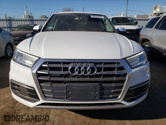 2018 Audi Q5 Premium with VIN WA1ANAFY9J2172715, listed as a Copart auction lot 68023702 with 54,879 mi miles. Bid and sale history available at carsss.com. Image 5.