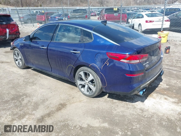 2019 Kia Optima LX with VIN 5XXGT4L30KG283410, listed as a IAAI auction lot 41899185 with 100,189 mi miles and . Bid and sale history available at carsss.com. Image 3.