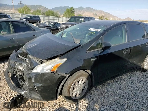 2014 Toyota Prius Two with VIN JTDZN3EU5EJ010191, listed as a Copart auction lot 61942265 with 97,922 mi miles and Salvage title. Bid and sale history available at DreamBid. Image 13.