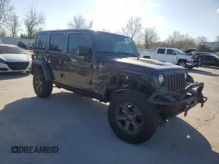 2017 Jeep Wrangler Unlimited Rubicon z VIN 1C4BJWFGXHL737844, wystawiony jako Copart lot #53044635 z przebiegiem 49 286 mil mil oraz Czysty tytuł • Clean title. Historia ofert i sprzedaży dostępna na DreamBid. Obrazek 4.