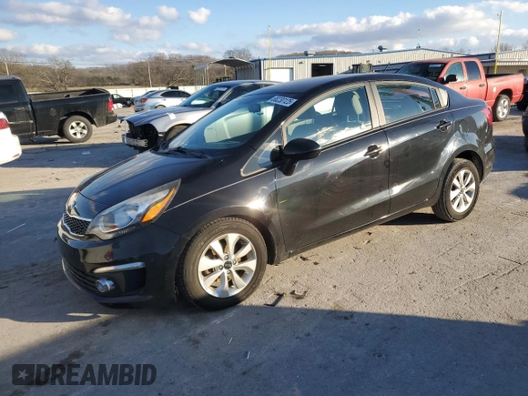 2017 Kia Rio EX with VIN KNADN4A32H6072178, listed as a Copart auction lot 88230125 with 87,529 mi miles and Salvage Title. Bid and sale history available at carsss.com. Image 1.
