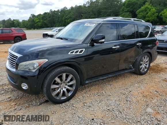 2011 Infiniti QX56 7-passenger с VIN JN8AZ2NF8B9503376, выставлен на аукционе Copart как лот 54276835 с пробегом 195 727 миль миль и Списание • Salvage title. История ставок и продаж доступна на DreamBid. Изображение 1.