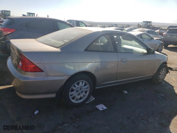 2004 Honda Civic LX with VIN 1HGEM21524L081606, listed as a Copart auction lot 75437704 with 77,457 mi miles and Salvage Title. Bid and sale history available at carsss.com. Image 3.