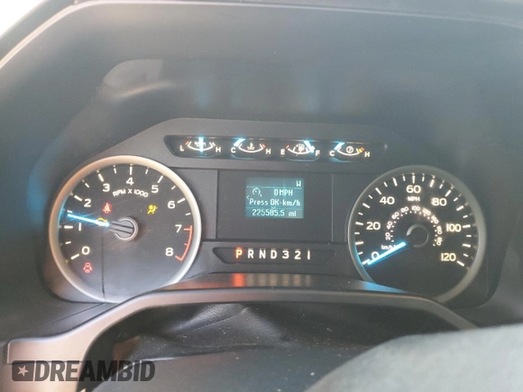 2015 Ford F-150 XLT with VIN 1FTEW1C82FKD88096, listed as a Copart auction lot 47642825 with 225,585 mi miles and Salvage Title. Bid and sale history available at carsss.com. Image 9.