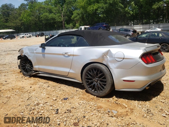 2017 Ford Mustang EcoBoost Premium with VIN 1FATP8UH3H5307982, listed as a Copart auction lot 57594895 with 58,955 mi miles and Salvage title. Bid and sale history available at DreamBid. Image 2.