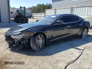 2015 Maserati Ghibli S Q4 with VIN ZAM57RTA0F1139165, listed as a Copart auction lot 47554245 with 44,848 mi miles and Clean Title. Bid and sale history available at carsss.com. Image 1.