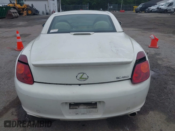 2004 Lexus SC 430 with VIN JTHFN48Y340050845, listed as a IAAI auction lot 42708440 with 129,493 mi miles and . Bid and sale history available at DreamBid. Image 16.