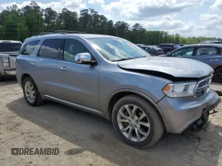 2018 Dodge Durango Citadel with VIN 1C4RDHEG4JC316629, listed as a Copart auction lot 54863685 with 121,340 mi miles and Salvage title. Bid and sale history available at DreamBid. Image 4.