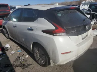 2025 Nissan LEAF S with VIN 1N4AZ1BV4SC557669, listed as a Copart auction lot 43916665 with 8,159 mi miles and Salvage Title. Bid and sale history available at carsss.com. Image 2.