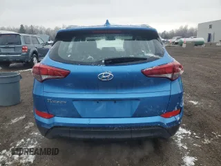 2018 Hyundai Tucson SEL with VIN KM8J33A40JU599616, listed as a Copart auction lot 52883825 with 58,828 mi miles and Salvage Title. Bid and sale history available at carsss.com. Image 6.