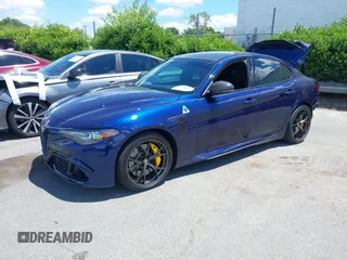 2020 Alfa Romeo Giulia Quadrifoglio with VIN ZARFAMEV7L7632532, listed as a IAAI auction lot 42191025 with 31,703 mi miles and . Bid and sale history available at DreamBid. Image 20.