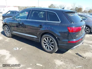 2017 Audi Q7 Premium Plus with VIN WA1LAAF75HD002295, listed as a IAAI auction lot 41627344 with 113,761 mi miles. Bid and sale history available at carsss.com. Image 3.