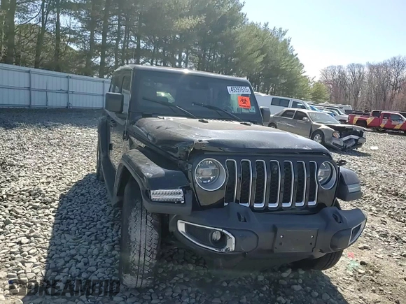 2021 Jeep Wrangler Unlimited Sahara z VIN 1C4HJXEN0MW521302, wystawiony jako Copart lot #49397615 z przebiegiem 24 539 mil mil oraz Szkoda całkowita • Salvage title. Historia ofert i sprzedaży dostępna na DreamBid. Obrazek 11.