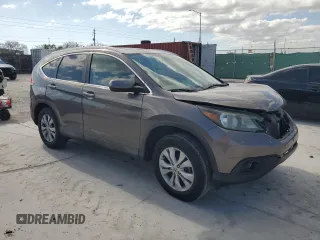 2014 Honda CR-V EX-L with VIN 2HKRM3H79EH512414, listed as a Copart auction lot 53262535 with 90,978 mi miles and Salvage Title. Bid and sale history available at carsss.com. Image 4.