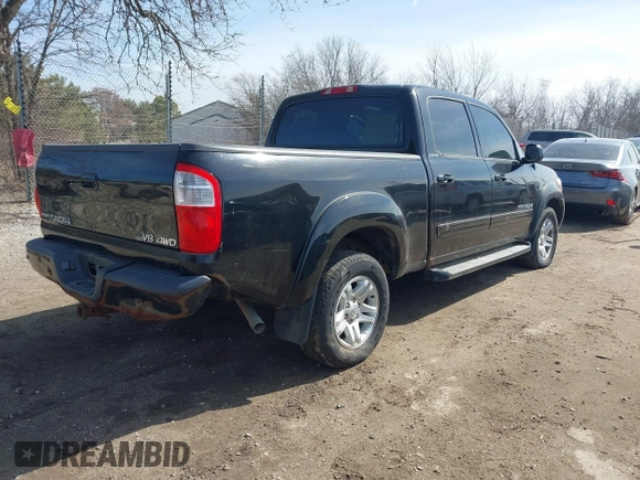 2006 Toyota Tundra Limited with VIN 5TBDT48196S532231, listed as a IAAI auction lot 41860757 with 342,482 mi miles and . Bid and sale history available at DreamBid. Image 4.
