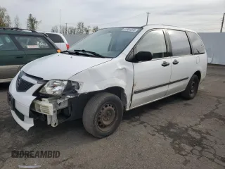 2003 Mazda MPV LX z VIN JM3LW28A330377583, wystawiony jako Copart lot #51981375 z przebiegiem 323 057 mil mil oraz Szkody całkowita. Historia ofert i sprzedaży dostępna na DreamBid. Obrazek 1.