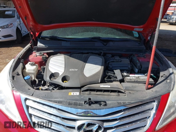 2012 Hyundai Azera with VIN KMHFH4JG2CA148859, listed as a IAAI auction lot 41850242 with 105,272 mi miles. Bid and sale history available at carsss.com. Image 10.