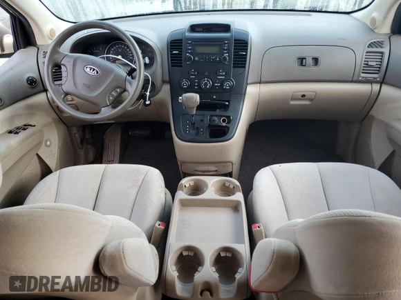 2008 Kia Sedona LX with VIN KNDMB233186251289, listed as a Copart auction lot 74317094 with 0 mi miles and Non Repairable. Bid and sale history available at carsss.com. Image 8.
