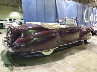 1940 Lincoln Zephyr z VIN H103725, wystawiony jako Copart lot #41631335 z przebiegiem 58 607 mil mil oraz Czysty tytuł • Clean title. Historia ofert i sprzedaży dostępna na DreamBid. Obrazek 3.