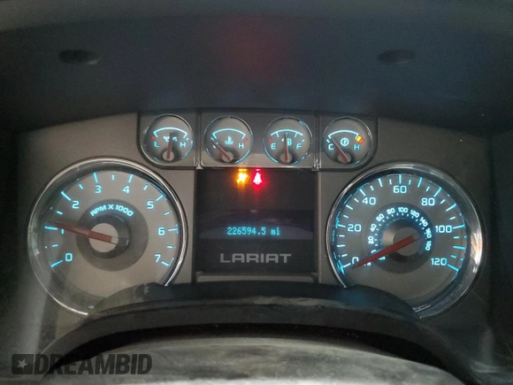 2010 Ford F-150 XL with VIN 1FTFW1EV1AFC96308, listed as a Copart auction lot 61661115 with 226,594 mi miles and Clean title. Bid and sale history available at DreamBid. Image 9.