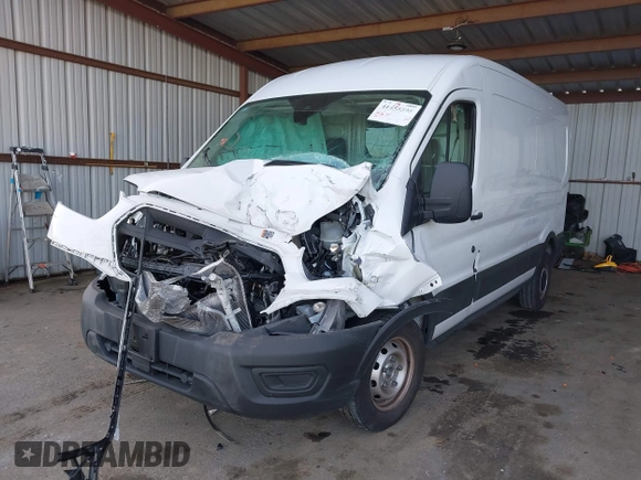 2024 Ford Transit Cargo with VIN 1FTBR1C83RKA91627, listed as a IAAI auction lot 41455595 with 12,010 mi miles and . Bid and sale history available at DreamBid. Image 6.