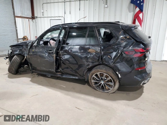 2025 BMW X5 xDrive40i with VIN 5UX23EU06S9W70530, listed as a Copart auction lot 48895195 with 0 mi miles and Salvage Title. Bid and sale history available at carsss.com. Image 2.