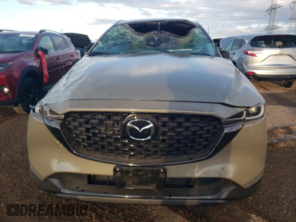 2024 Mazda CX-5 2.5 Carbon Turbo with VIN JM3KFBAY7R0358093, listed as a Copart auction lot 75492214 with 14,624 mi miles and Salvage Title. Bid and sale history available at carsss.com. Image 5.