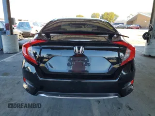 2020 Honda Civic LX with VIN 19XFC2F67LE207134, listed as a Copart auction lot 47595325 with 46,904 mi miles and Salvage Title. Bid and sale history available at DreamBid. Image 6.