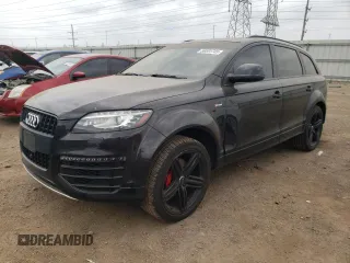 2015 Audi Q7 S line Prestige with VIN WA1DGAFE6FD032744, listed as a Copart auction lot 56581745 with 117,163 mi miles and Salvage title. Bid and sale history available at DreamBid. Image 1.