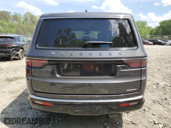 2024 Jeep Wagoneer Series II Carbide with VIN 1C4SJSBP9RS174596, listed as a Copart auction lot 55647095 with 22,966 mi miles and Clean Title. Bid and sale history available at DreamBid. Image 6.