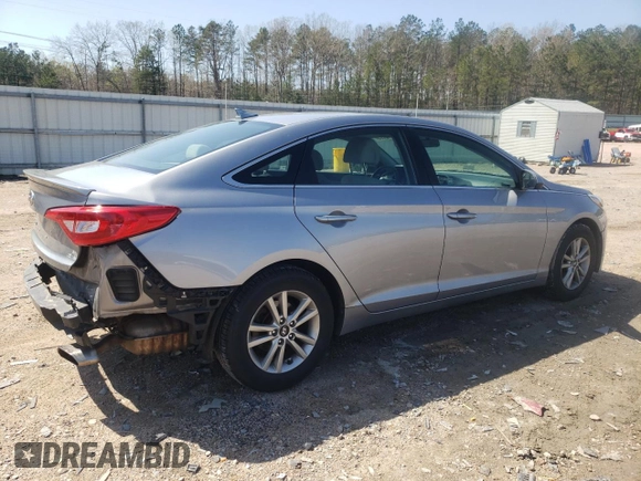 2017 Hyundai Sonata 2.4L with VIN 5NPE24AFXHH485093, listed as a Copart auction lot 50916775 with 182,458 mi miles and Salvage Title. Bid and sale history available at carsss.com. Image 3.