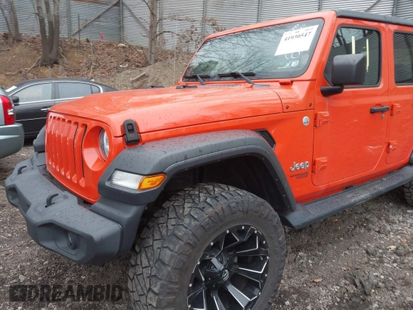 2018 Jeep Wrangler Unlimited Sport z VIN 1C4HJXDN4JW198045, wystawiony jako IAAI lot #41930547 z przebiegiem 62 402 mil mil oraz . Historia ofert i sprzedaży dostępna na DreamBid. Obrazek 15.